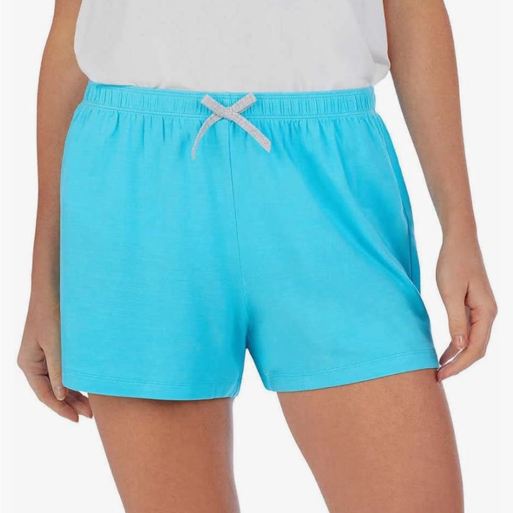 Jane & Bleecker Womens 3 Pack Sleep Short (Ditsy Blue, Large) NWT - Picture 6 of 6